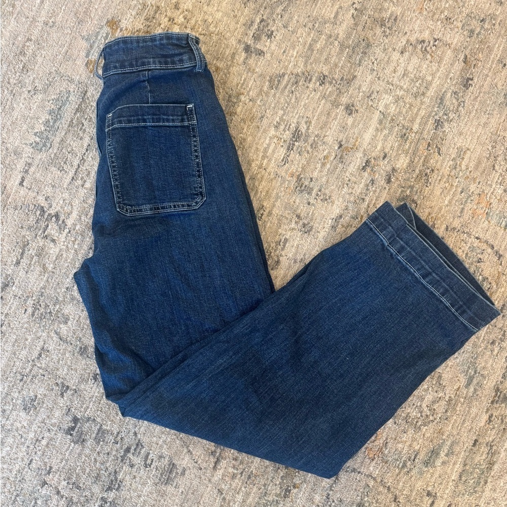 Old Navy Women’s High Rise Wide Leg Jeans Size 6 - Picture 3 of 3